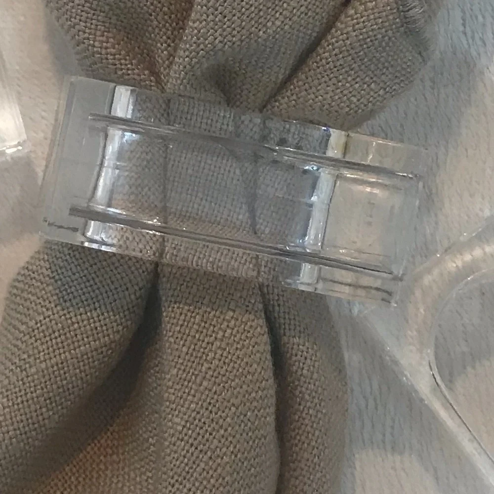 Four Square Clear Acrylic Napkin Holders